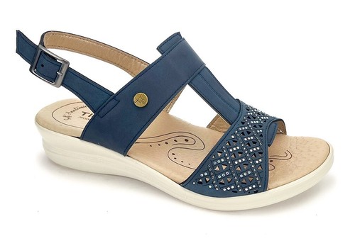 Tiglio 2396 blu beige - 2396, sandali
